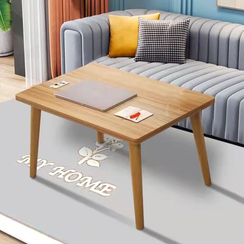 【免運】開發票 北歐簡約小茶幾客廳臥室長方型桌子風坐地懶人桌現代家用實木桌腿