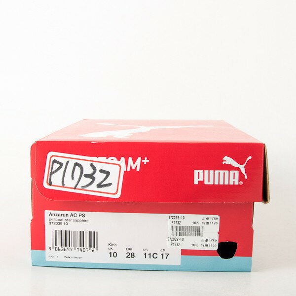 Puma Anzarun AC PS 兒童運動鞋 中童 藍 37203910 372039-10 5
