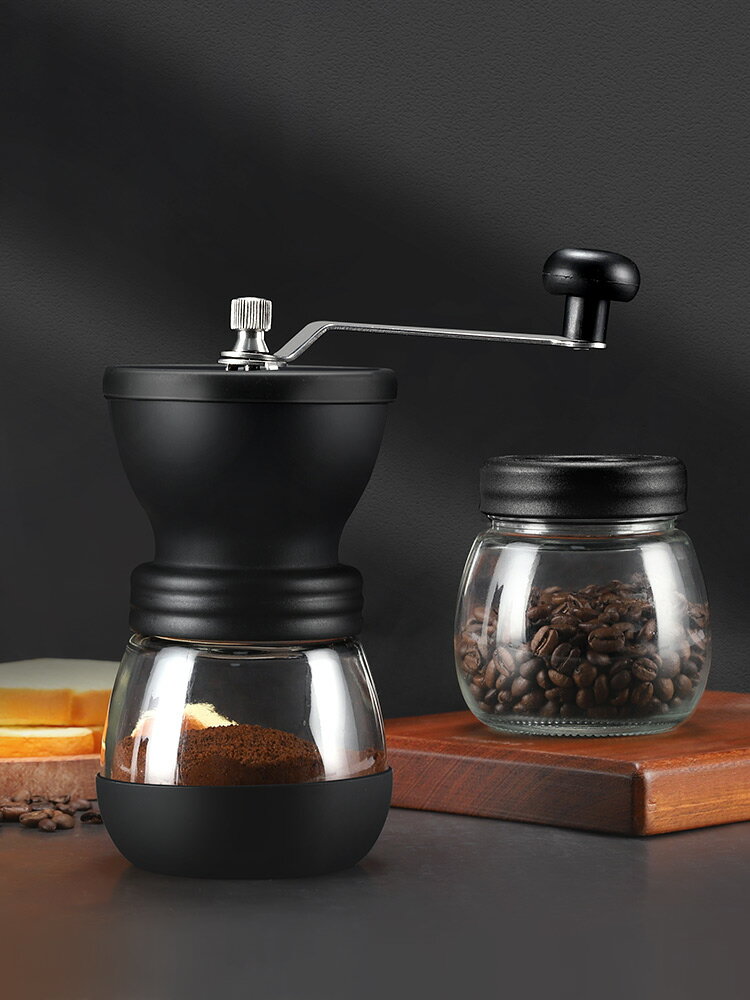 手搖磨豆機咖啡豆研磨機手磨咖啡機咖啡研磨機手動家用小型磨豆器