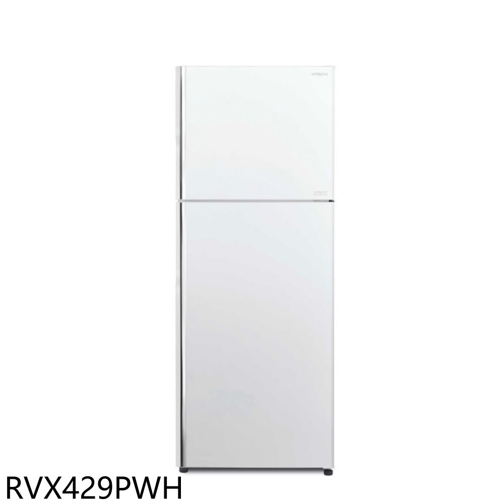 結帳97折★日立家電【RVX429PWH】417公升雙門(與RVX429同款)冰箱(含標準安裝)