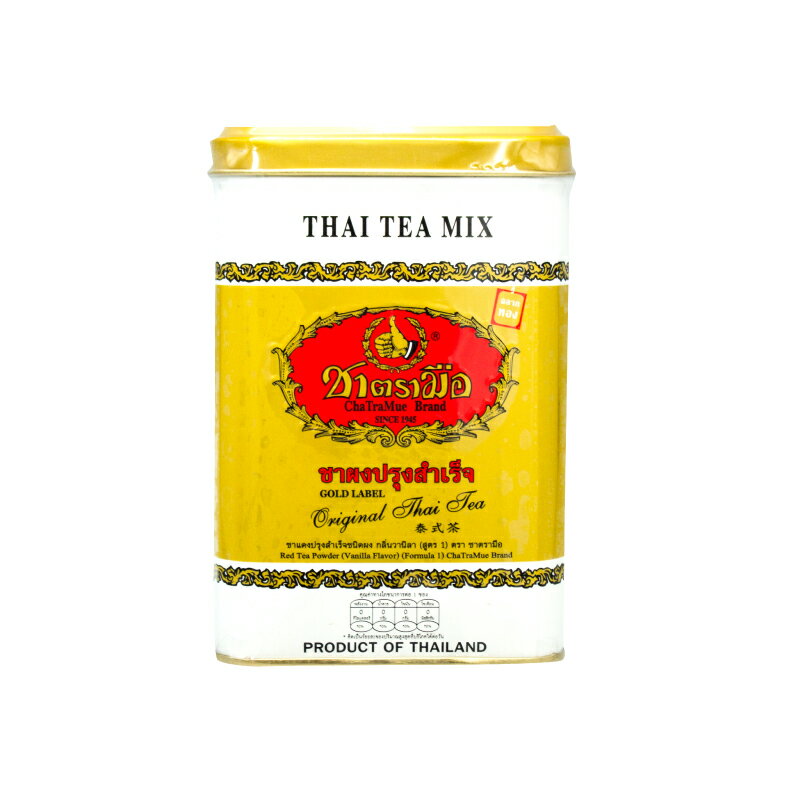 手標牌 金標泰式茶 紅茶包 鐵盒 125克