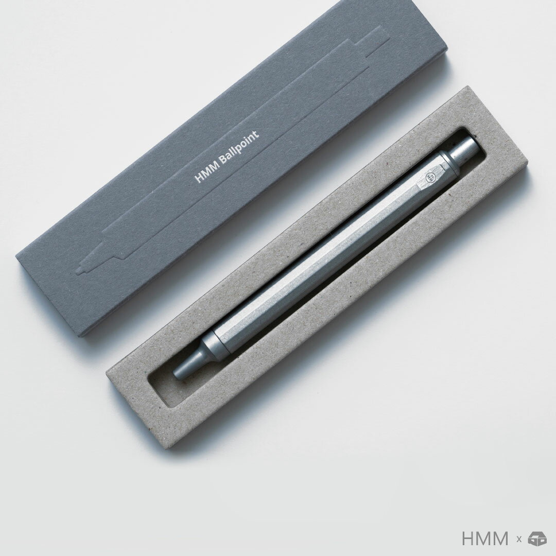 【築實精選】HMM × Ballpoint Pen 原子筆（鋁原色aluminum）