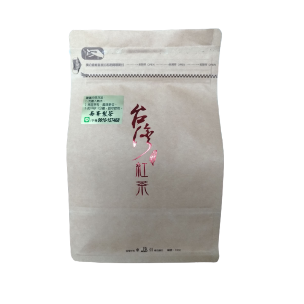 【崙峯製茶】蜜香紅茶三角立體原葉茶包/40入