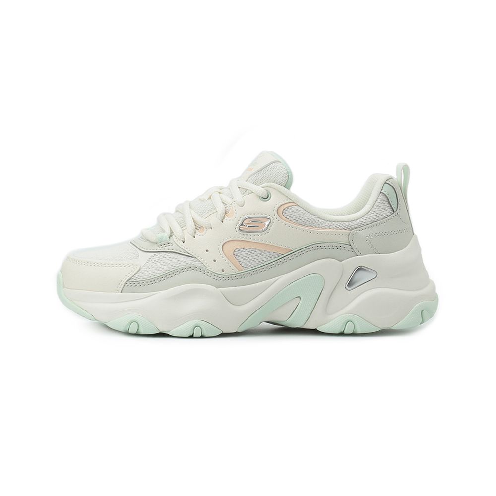 SKECHERS D'LITES 5.0 綁帶休閒老爹鞋 米白 150521NTMT 女鞋