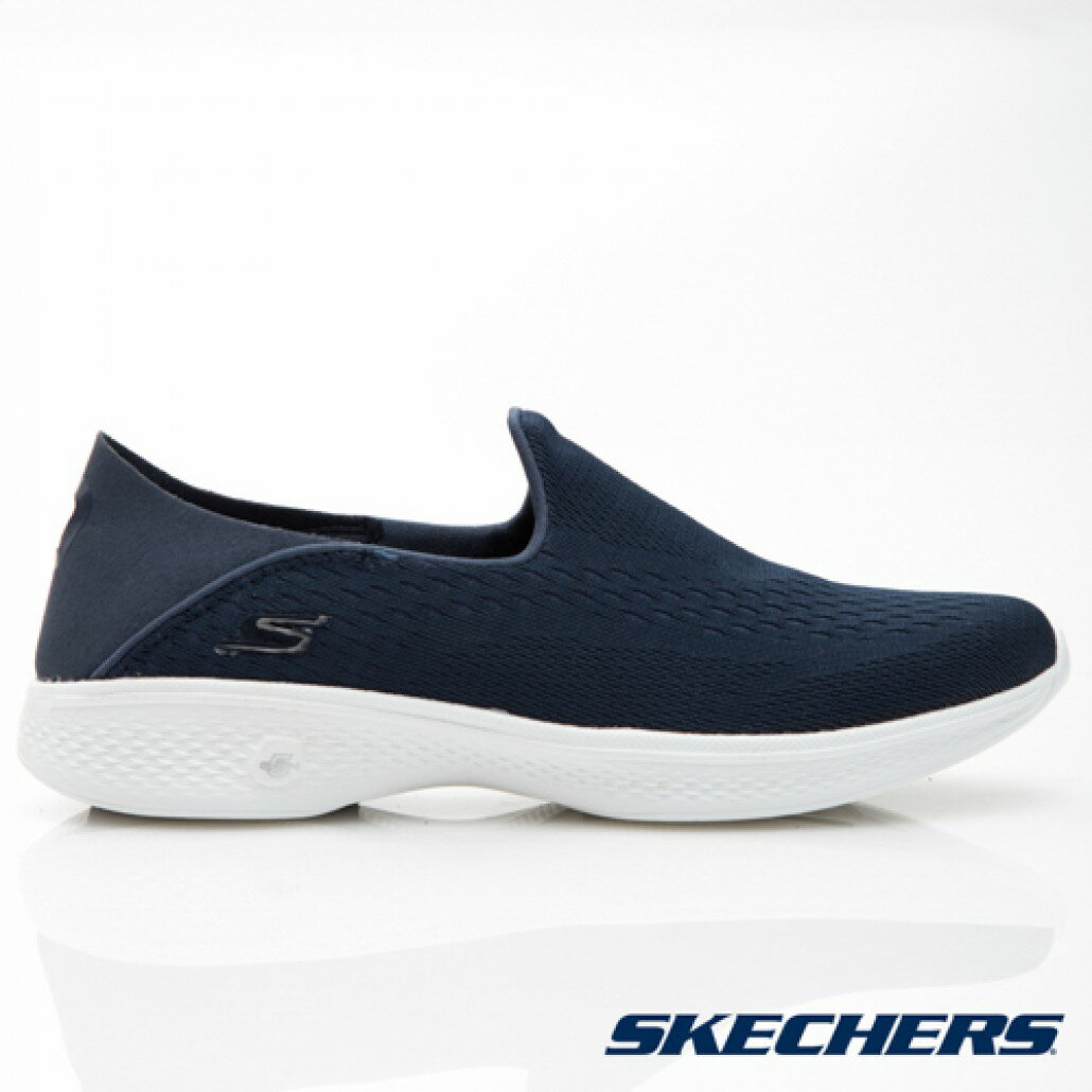 SKECHERS GO Walk 4 女鞋 健走 網布 機能 柔軟 輕量 穩定 舒適 藍【運動世界】14929NVW