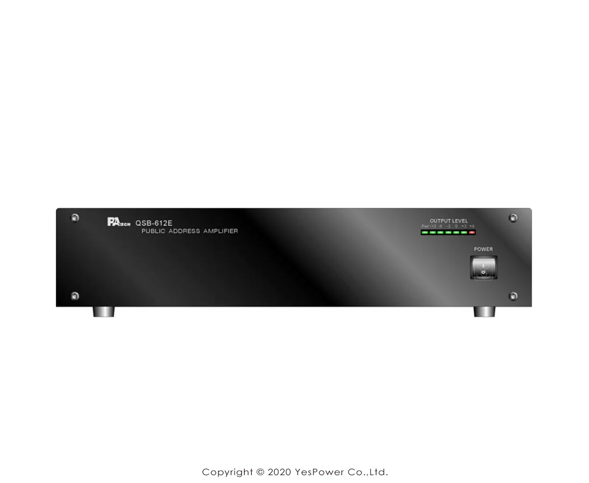 *來電優惠*PA Tech QSB-612E 公共廣播擴大機 功率擴大機 120W輸出