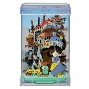 真愛日本 立體紙劇場 附展示盒 洗濯日和 霍爾的移動城堡 蘇菲 城堡 宮崎駿 吉卜力 PAPER THEATER 立體模型