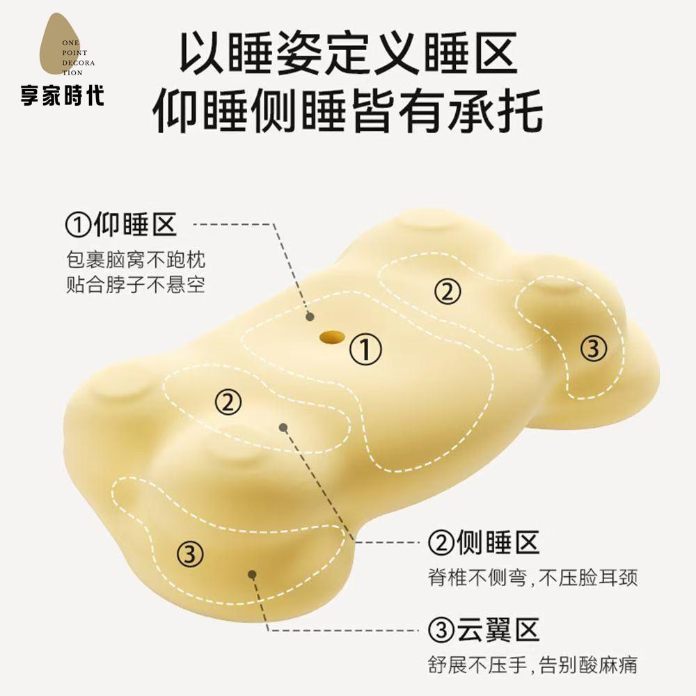 限時減免！枕頭 記憶枕 枕芯 護頸枕 雲朵枕頭貼合護頸椎助睡眠宿舍成人通用午睡枕記憶棉同款存摺時光