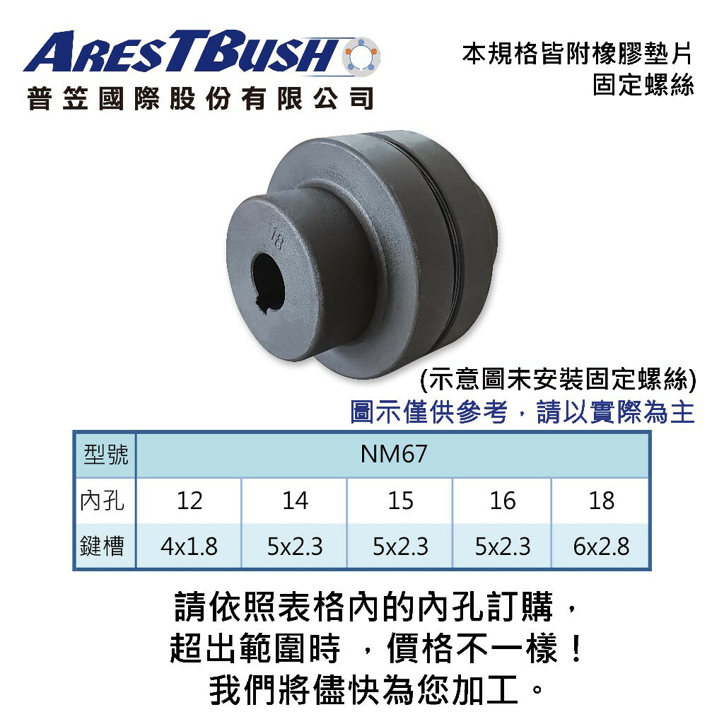 NM聯軸器組 NM67 1