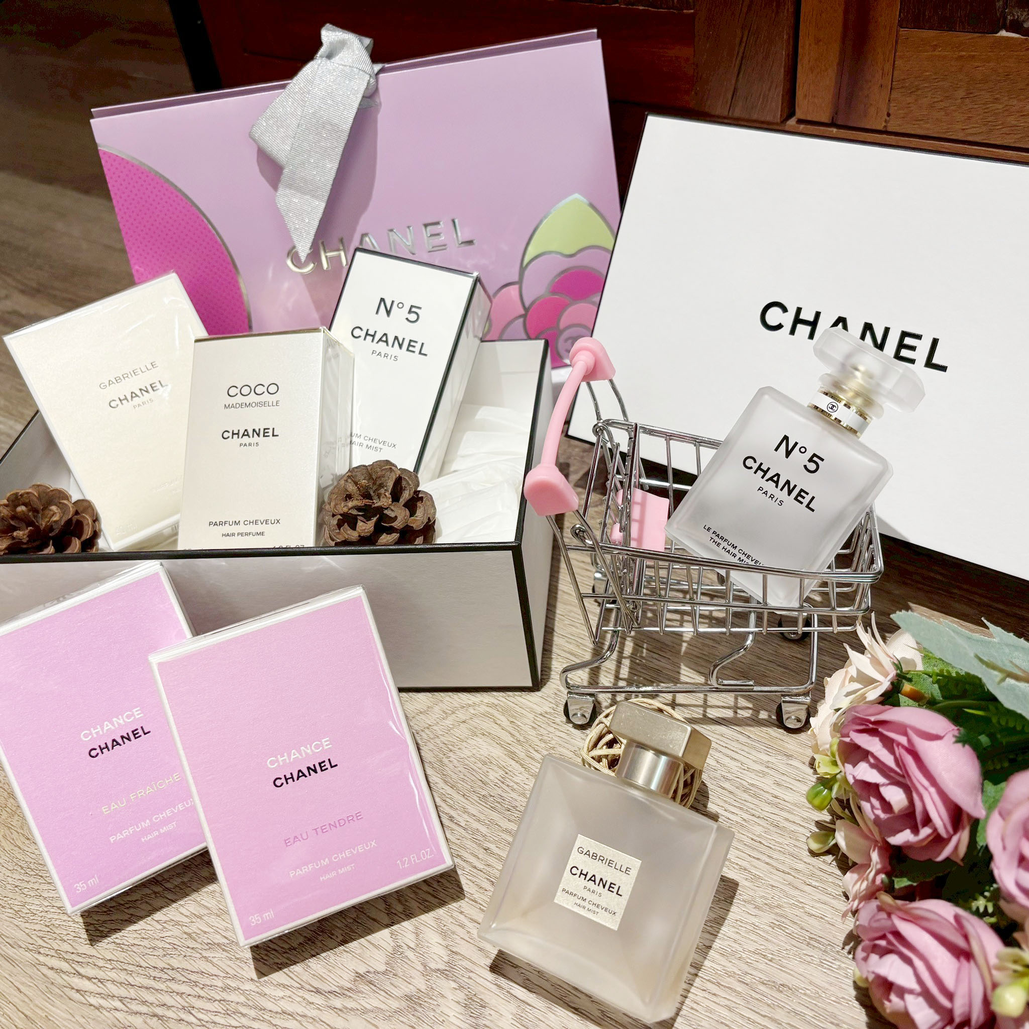 公司貨〖CHANEL 香奈兒〗髮香噴霧 隔離髮香霧 髮香水 綠色氣息 粉紅甜蜜 chance 嘉柏麗 CCOO N5 五號