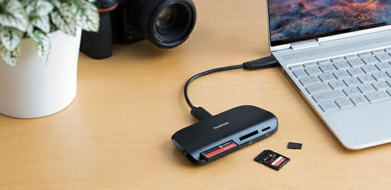 Sandisk ImageMate 高速 A631 多合一讀卡機 312MB/s 公司貨【中壢-水世界】 2
