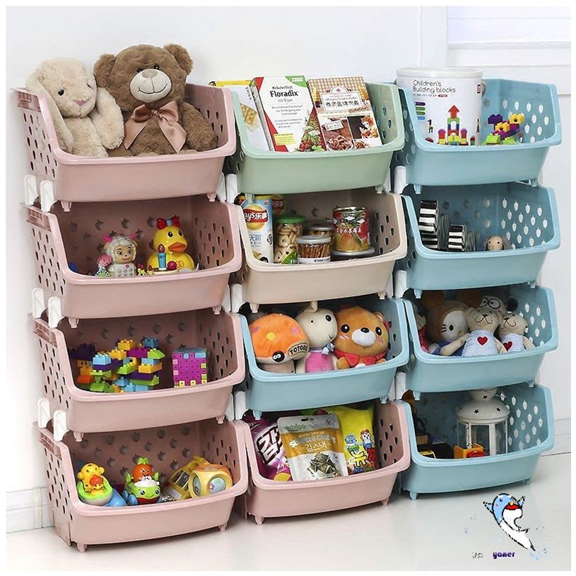 玩具收納架/收納箱 兒童童玩具收納架儲物箱大容量家用超大客廳經濟型架子置物架多層『XY21388』