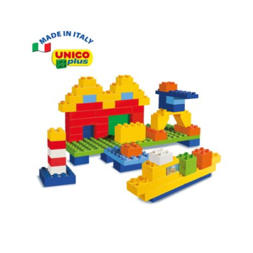 Unico 益智系列-趣味積木組-120pcs★衛立兒生活館★