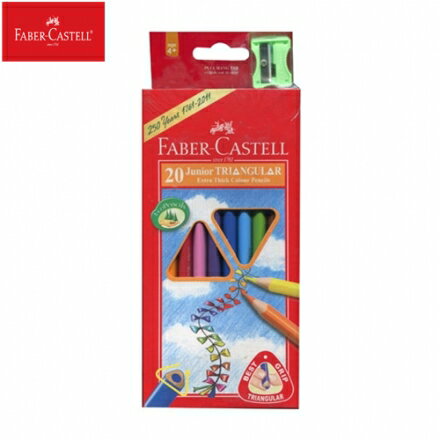 Faber-Castell 輝柏 #16-116538-20 20色大三角彩色鉛筆