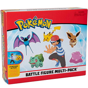 [9美國直購] Pokemon 精靈寶可夢戰鬥人物多件裝玩具套裝 Battle Figure Multi Pack Toy Set with Launching Action