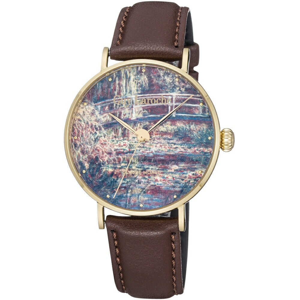 LarocheTimepieces姬龍雪 藝術系列腕錶-莫內 GA1001WPPH-03【刷卡回饋 分期0利率】【APP下單22%點數回饋】