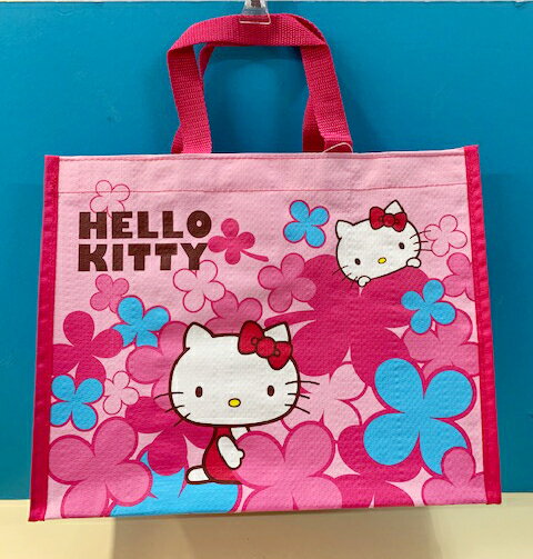 【震撼精品百貨】Hello Kitty 凱蒂貓 三麗鷗KITTY購物袋(S)-粉#83017 震撼日式精品百貨