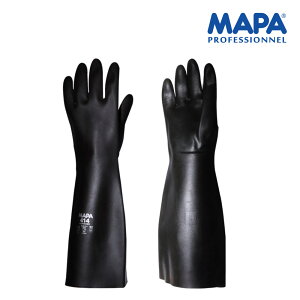 MAPA 防化手套 耐溶劑手套 工作手套 414 手部護具 耐磨耐酸手套 烷基化單元處理手套 1雙