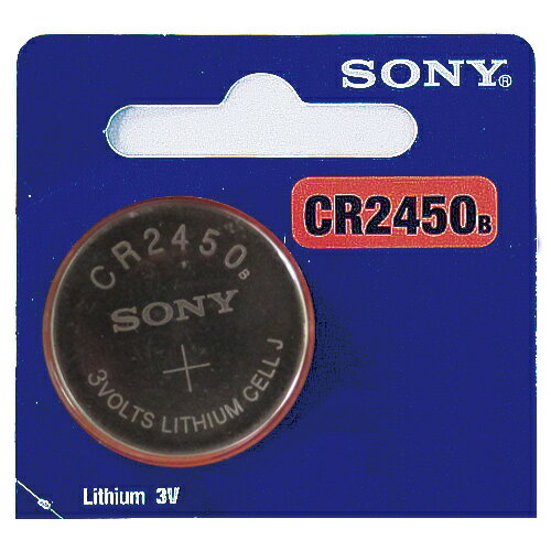 <br/><br/>  【SONY 索尼 鈕扣電池】CR2450 鈕扣電池/水銀鋰電池/手錶電池 3V (1入)<br/><br/>