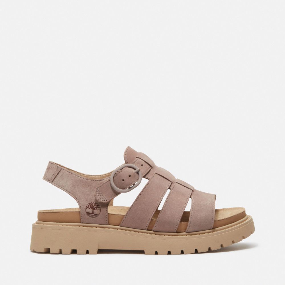 TIMBERLAND CLAIREMONT WAY 羅馬涼鞋 淺紫 A2Q1PA4V 女鞋 治裝激推