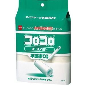 日本【NITOMS】抗菌滾筒黏紙 補充包3入 H-C2160