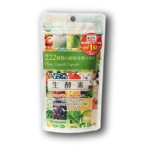 日本 GypsophilA 生酵素 222種蔬果酵素濃縮膠囊 60粒 日本樂天冠軍商品