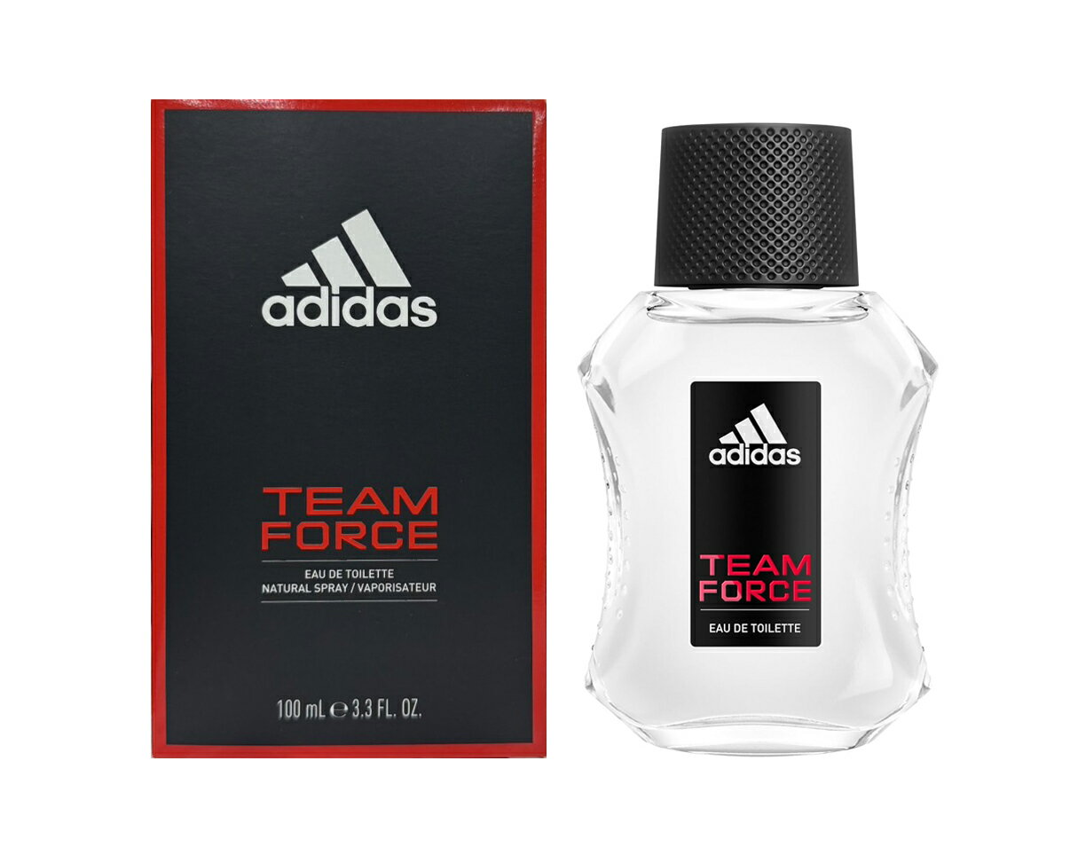 Adidas 愛迪達 TEAM FORCE 超越魅力(典藏魅力)男性淡香水100ml~優惠價:239元｜岡山戀香水