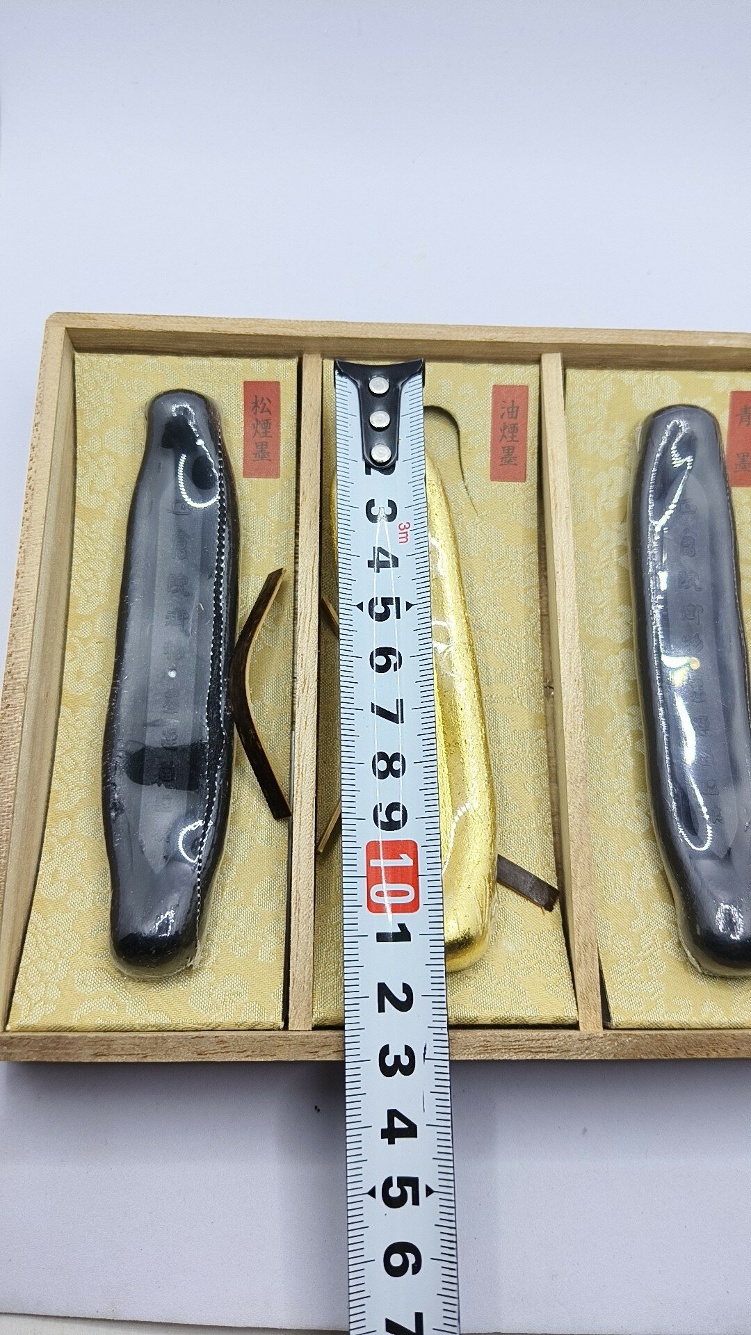 超高級ミニ銘墨稀少豪華5点38g 油煙、松煙、青墨等 日本老墨90年墨運堂古代墨船型墨松煙墨油煙墨青墨| Seven柒柒家