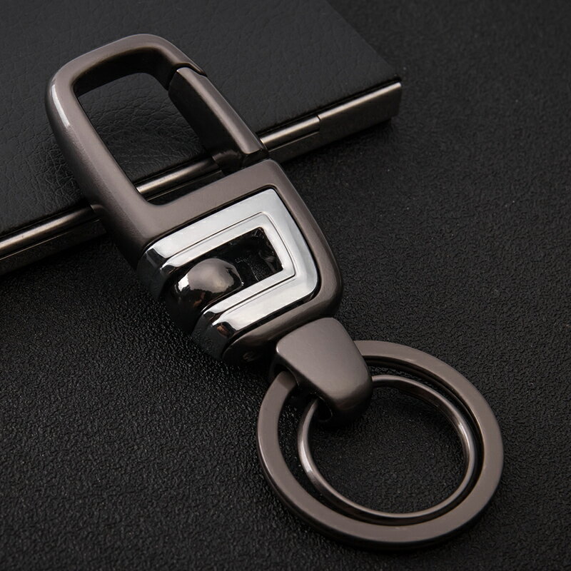 男士腰掛鑰匙扣 創意汽車鑰匙鏈金屬掛件