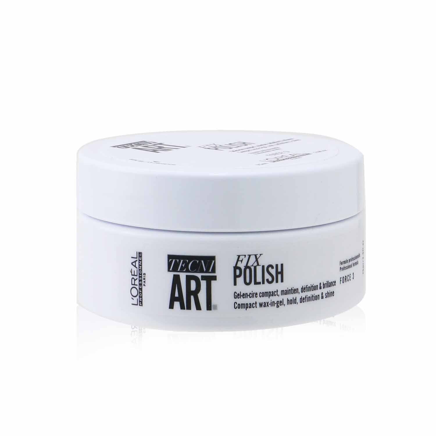 萊雅 L'Oreal - 專業 Tecni.Art Fix 拋光定型凝膠 (髮蠟凝膠, 定型、塑型及光澤- Force 3)