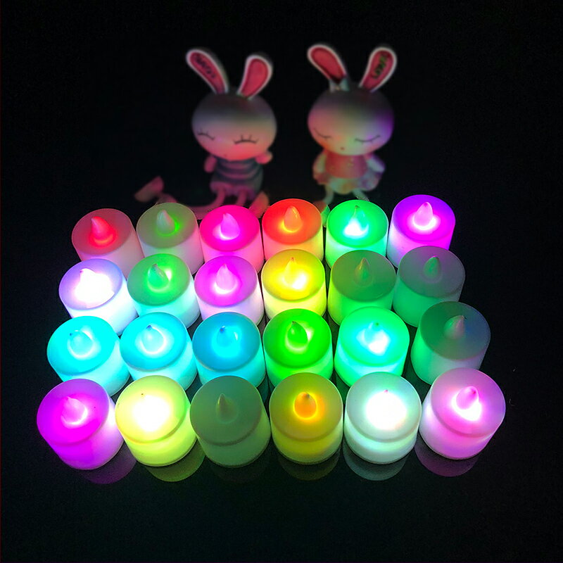 蠟燭燈 電子蠟燭 求婚道具場景布置創意 用品生日心形表白裝飾電子蠟燭浪漫LED燈『CM43576』
