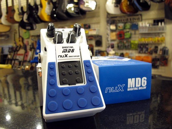 NUX MD-6 MD6 Digital Delay 價格功能比破表之電吉他/電貝斯 Bass 單顆效果器【唐尼樂器】