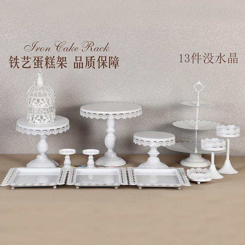 點心架 甜品臺擺件展示架擺臺蛋糕託盤下午茶點心架歐式多層冷餐茶歇臺【MJ4133】
