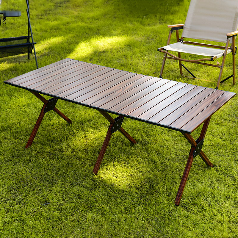 戶外折疊桌鋁合金蛋捲桌桌椅便攜式野餐裝備野外野炊