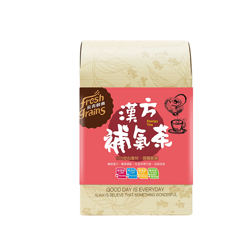 【長青穀典】漢方補氣茶 6g×12入/盒 無咖啡因 沖泡 養生 黃耆 枸杞 紅棗 養顏美容 增強活力 茶包