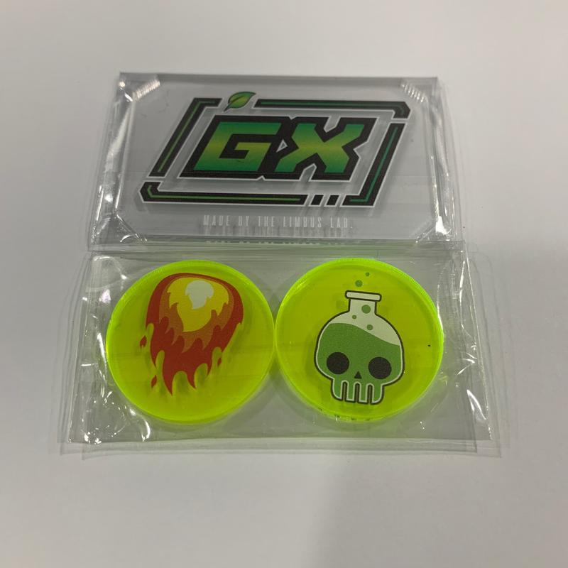 草系 壓克力GX板 加燒傷中毒指示物組 PTCG 寶可夢卡片遊戲專用 The Limbus Lab 高雄龐奇桌遊 正版桌遊專賣 桌上遊戲商品 3