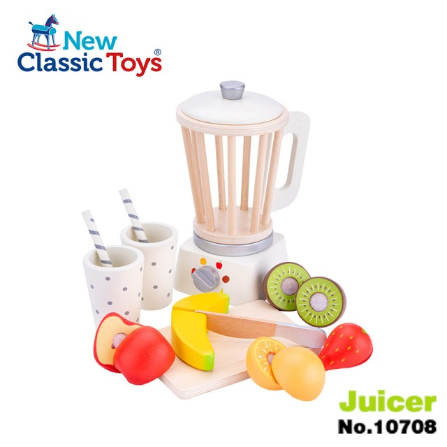 《荷蘭 New Classic Toys》木製 冰沙果汁機切切樂 東喬精品百貨