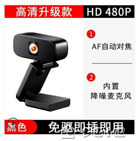 買一送一usb攝像頭usb外置攝像頭高清復試1080P帶麥克風話筒一體外接電腦台式筆記本美顏 【快速出貨】