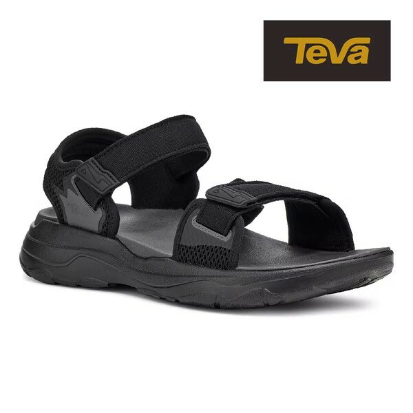 ├登山樂┤美國 TEVA 男 Zymic 多功能運動中厚底科技涼鞋/雨鞋/水鞋 黑色 #TV1124049BLK