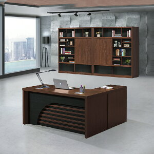 【 IS空間美學 】歌德5.8尺主管桌整組(2023B-136-1) 辦公桌/電腦桌/會議桌