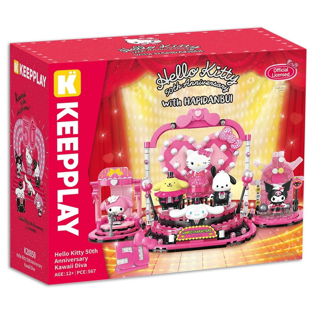 《Qman 啟蒙積木 》keepplay 三麗鷗 50周年紀念 百老匯 K20850 東喬精品百貨