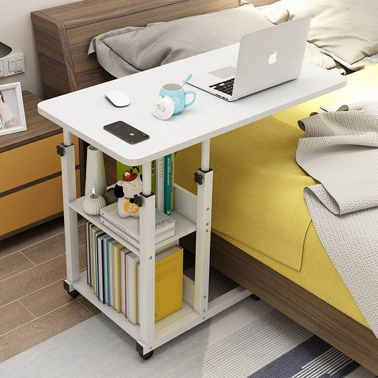 家用懶人床上筆記本電腦桌可移動升降折疊簡易書桌床邊小桌子旋轉