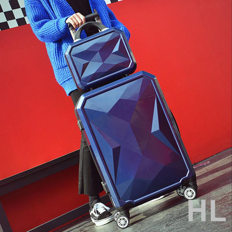 HL 高顏值行李箱女大容量旅行拉桿箱30寸男密碼箱學生皮箱子結實耐用