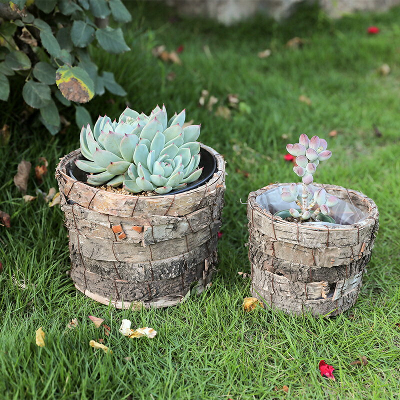 創意花盆擺件自然角幼兒園植物角戶外裝飾微景觀別墅庭院花園布置