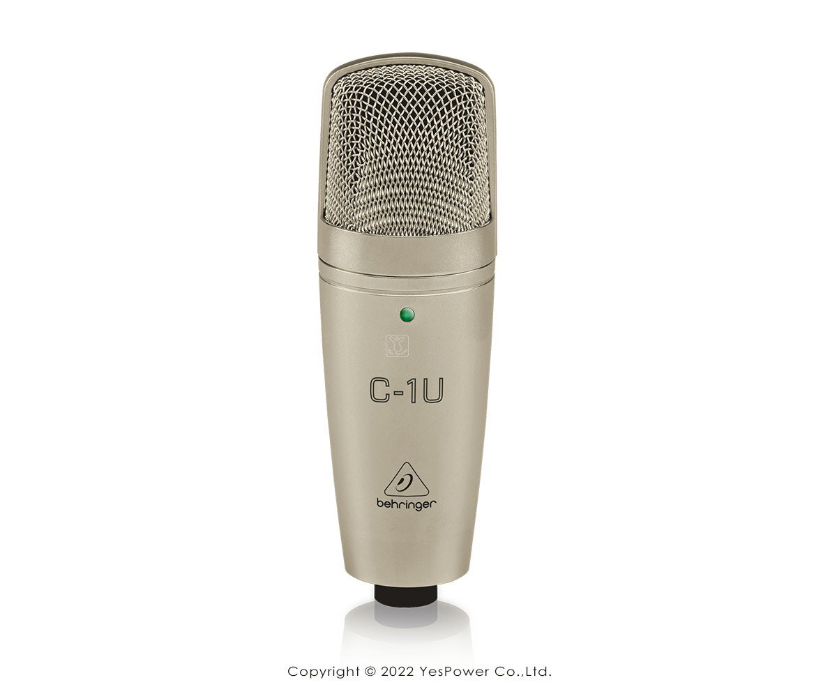 ＊含稅＊C-1U Behringer耳朵牌 USB 錄音室電容麥克風