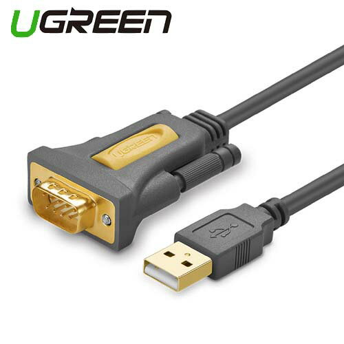【現折$50 最高回饋3000點】UGREEN 綠聯 USB to RS-232訊號轉換器 1M