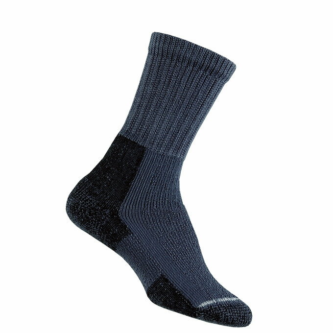 【速捷戶外】美國 Thorlos KXW 厚底登山健行襪(女款)-深藍 登山/賞雪/保暖襪