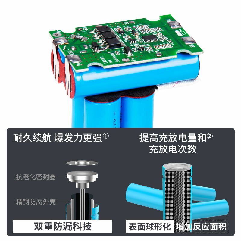 12V手槍鉆鋰電池16.8V手電鉆電池12伏充電電鉆無線電動螺絲刀電池