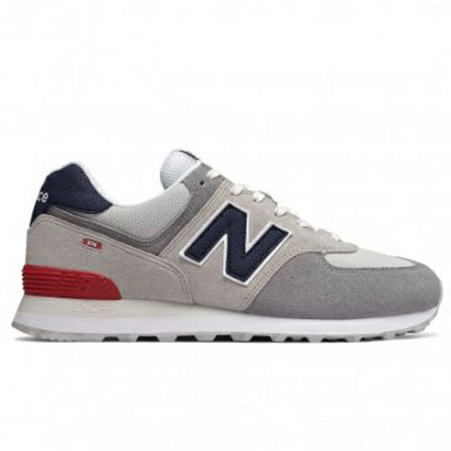 New Balance 男鞋 女鞋 休閒 574 跳色 麂皮 迷彩大底 米白 灰【運動世界】ML574UJD