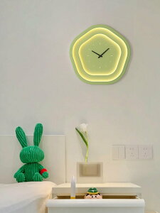 臥室床頭壁燈2024年新款網紅led護眼客廳背景墻燈設計師款時鐘燈